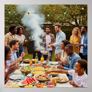 Cookout-insamling Poster