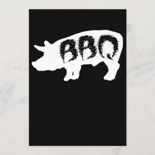 Cookouten för sommaren för grisBbq-kärlek grillar Inbjudningar