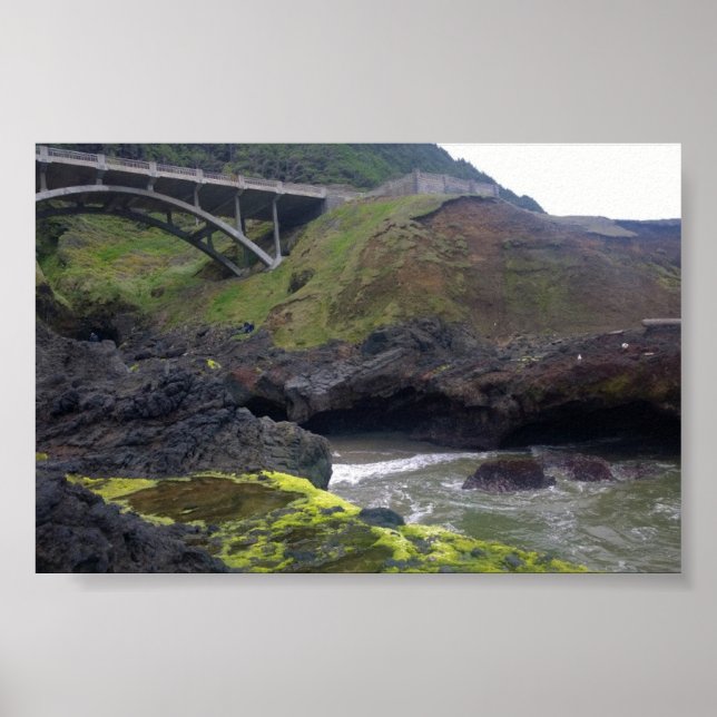 Cook's Chasm, Cape Perpetua, ELLER Poster (Framsidan)