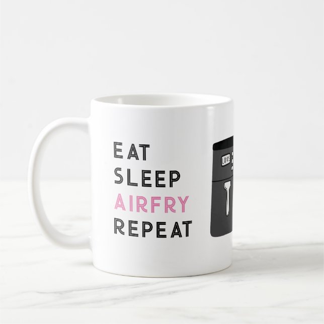 Cooks Eat Ssov Airfry Repeat Kaffemugg (Vänster)