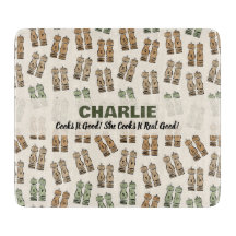 Cooks It Good Personalized Cutting Board