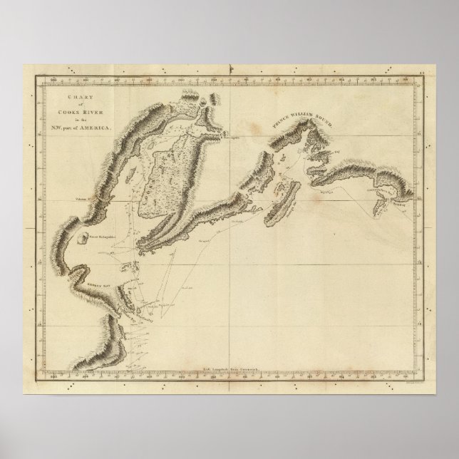 Cooks River, Alaska Poster (Framsidan)