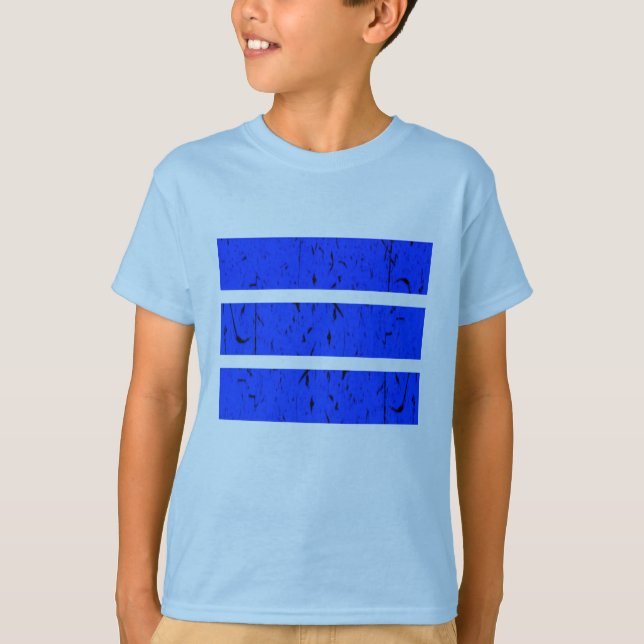 Cool 3 Linje Symbol | Enhetlighet & Harmoni Färgri T Shirt (Framsida)