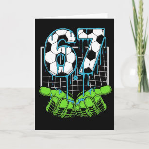 Cool 67 Fotboll Nummer Eld Is Sport Kraft Stil Kort