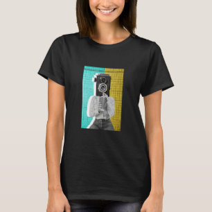 Cool abstrakt fotoidé illustration Grafisk design T Shirt