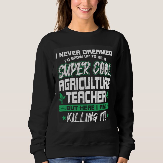 Cool Agriculture Teacher   Horticulture Instructor T Shirt (Framsida)