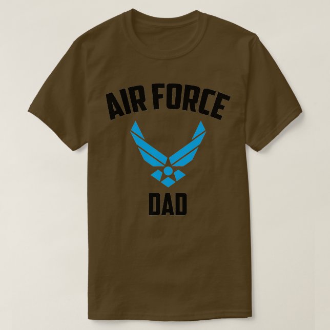 Cool Air Force Dad Gift  Best Proud Military Veter T Shirt (Design framsida)