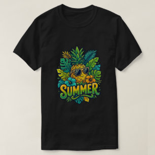 Cool Ananas som använder solglasögon - sött sommar T Shirt