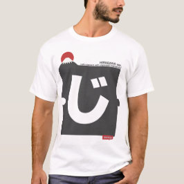 Cool and stylish Japanese Hiragana T-shirt "じ" 