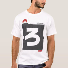 Cool and stylish Japanese Hiragana T-shirt "ろ"