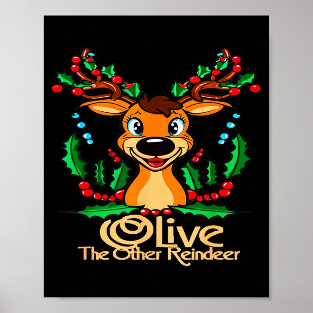 Cool Animal Designs And More Olive The Other Reind Poster (Framsidan)