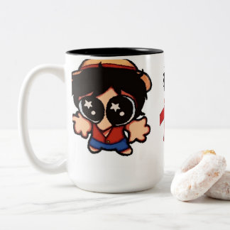 Cool Anime Pojke Luffy One Piece Keramik Mugg