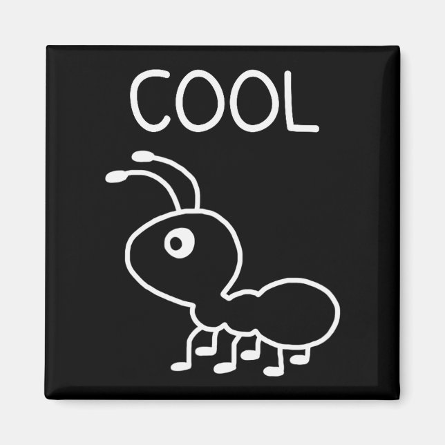 Cool Ant, Puns, Funny, Jokes, Sarcastic  Magnet (Framsidan)