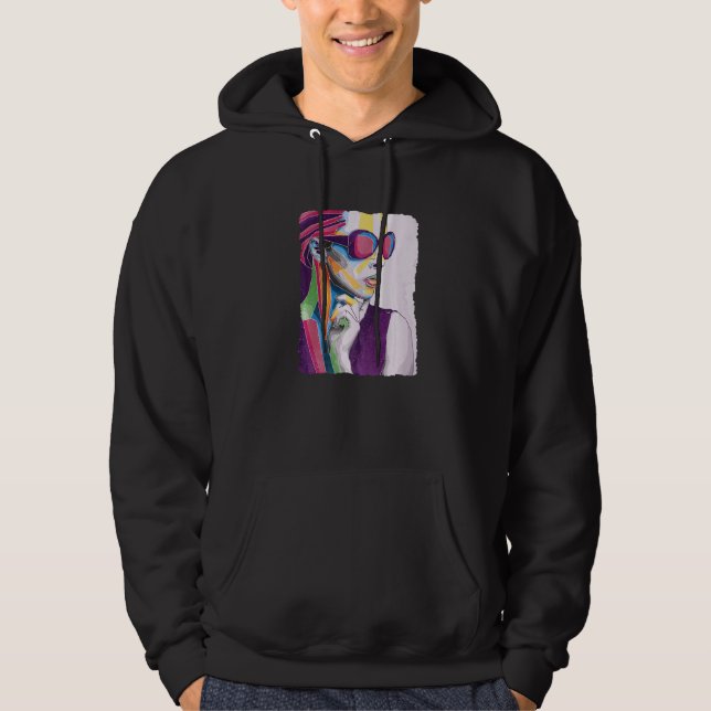 Cool Art Woman Premium Hoodie (Framsida)