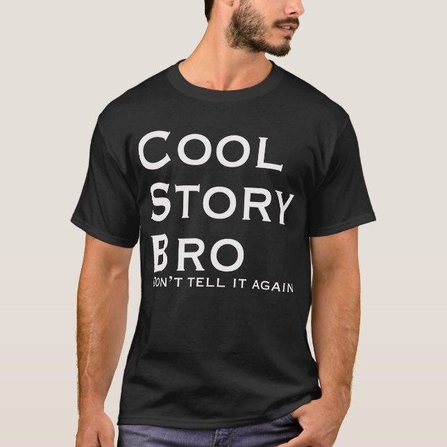 Cool artikelbro Berätta inte igen Tröja (Framsida)