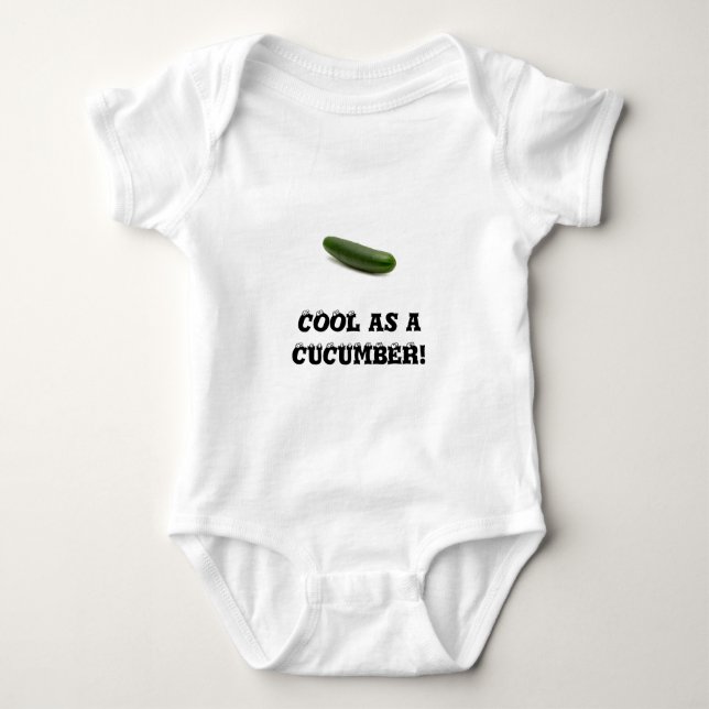 Cool as a cucumber tee shirt (Framsida)