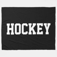 Cool atletisk fet vit HOCKEY-text på djup svart