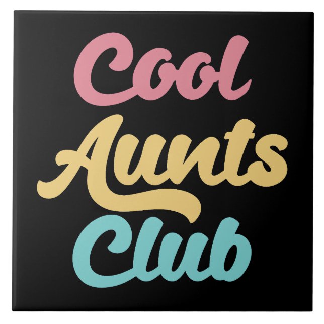 Cool Aunts Club II Kakelplatta (Framsidan)