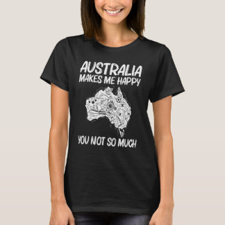Cool Australien För Män Kvinnor Land Down Under Co T Shirt