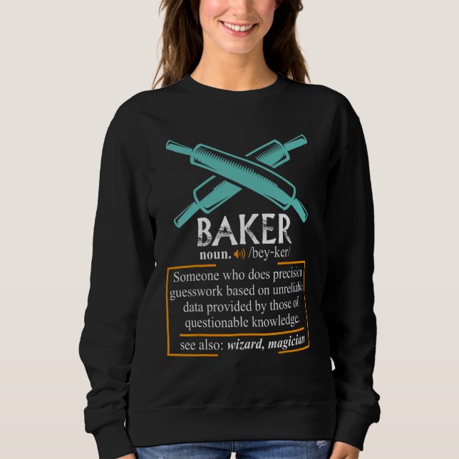 Cool Bagare Definition Stolt Bagare Matlagning Mas T Shirt (Framsida)