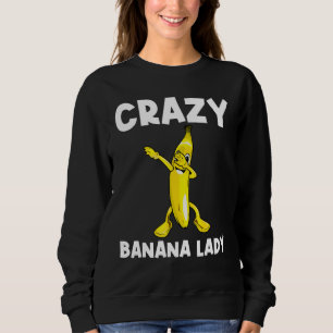Cool banan för kvinnor Mamma Dabbing Gul Söt Tröja