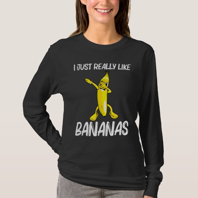 Cool Banana För Män Kvinnor Dabbing Gul Söt Tröja (Framsida)