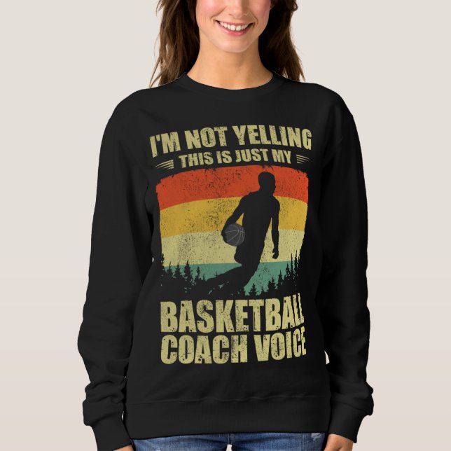 Cool Basketball Coach For Men Women Team Basketbal T Shirt (Framsida)