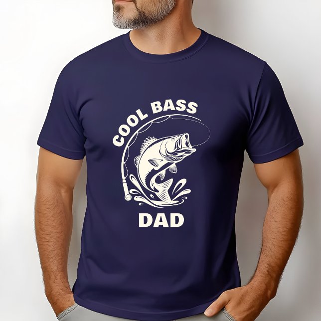 Cool Bass Pappa T Shirt (Cool Bass Dad Funny Dad's T-shirt)