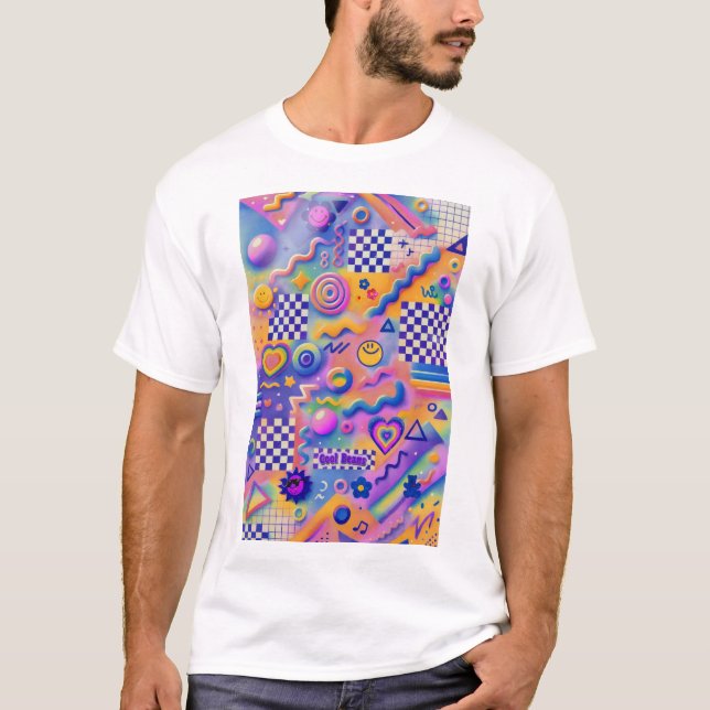 Cool Beans Pastel | Kidcore T-Shirt (Framsida)