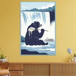 Cool Bear Canvastryck