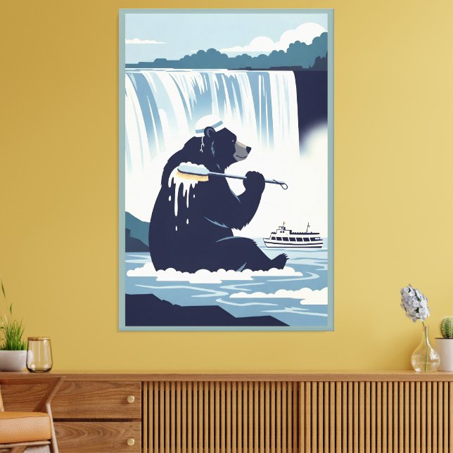 Cool Bear Canvastryck (Insitu (Vardagsrum))