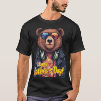 Cool Bear Dad Father’s Day Gift for Stylish Father T Shirt