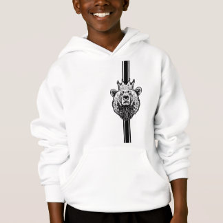 Cool Bear Graphic Boys Hoodie T Shirt