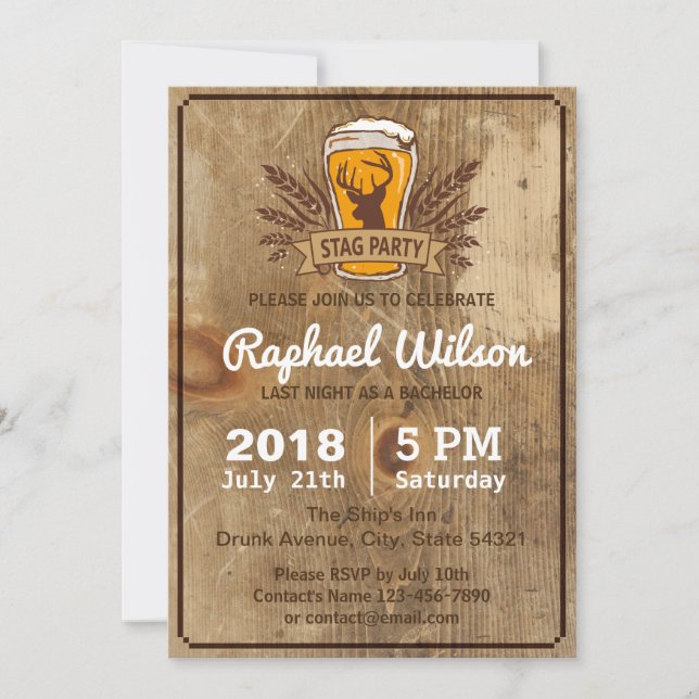 Cool Beer & Svan Syster Avsked Party Kort (Framsida)