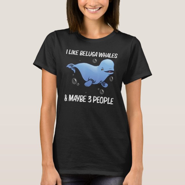 Cool Beluga Whale For Men Women Orca Whales Save T T Shirt (Framsida)