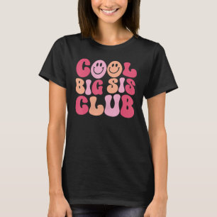 Cool Big Sis Club Flickor Konst - Retro Groovy Sto T Shirt