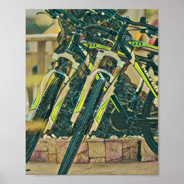 Cool bike artwork poster (Framsidan)