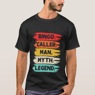 Cool Bingo Caller-ordkonst T Shirt