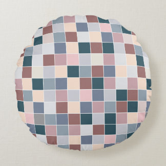 Cool Blocks, Elegant Colors Rund Kudde