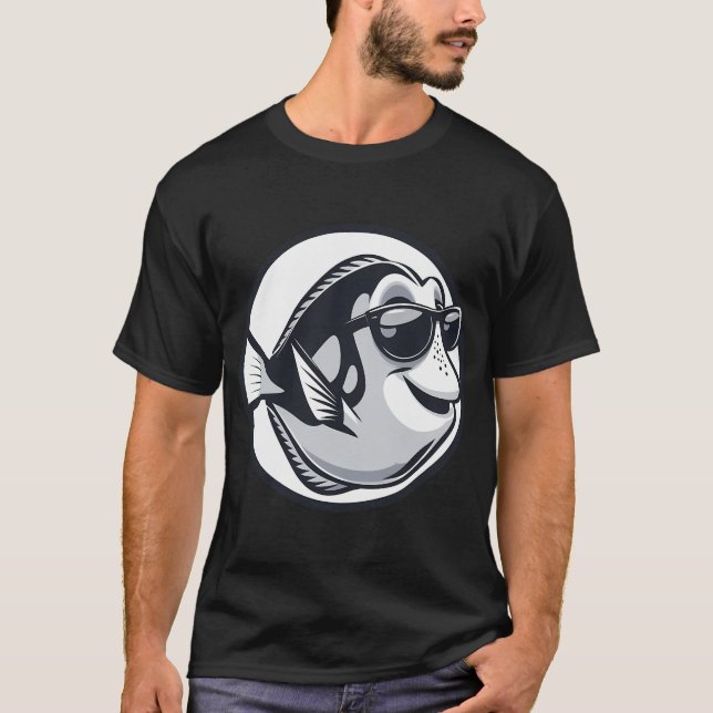 Cool Blue Tang T Shirt (Framsida)