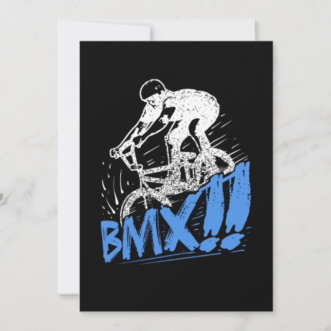 Cool BMX Freestyle BMX Rider Gift Idea Inbjudningar (Framsida)
