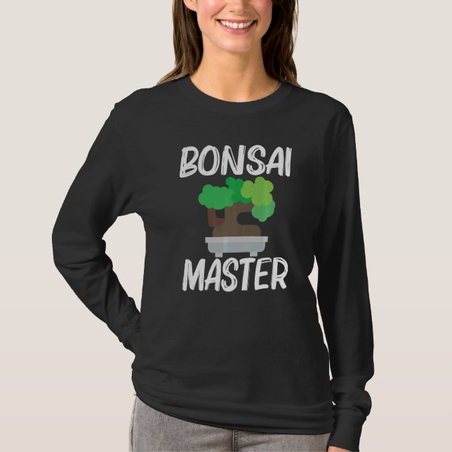 Cool Bonsai For Men Women Tree Plant Garden   1 T Shirt (Framsida)