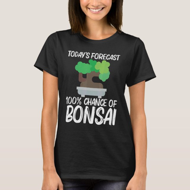 Cool Bonsai For Men Women Tree Plant Garden  1 T Shirt (Framsida)
