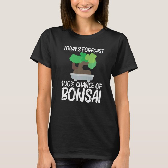 Cool Bonsai For Men Women Tree Plant Garden     1 T Shirt (Framsida)
