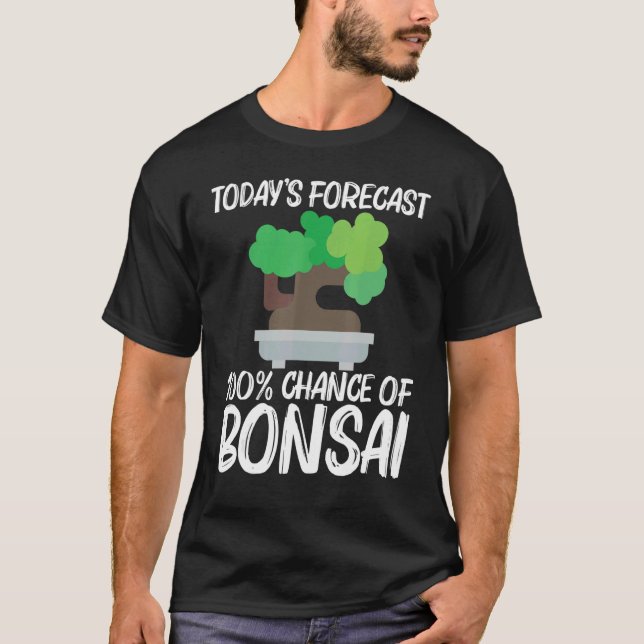 Cool Bonsai For Men Women Tree Plant Garden  1 T Shirt (Framsida)