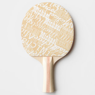 Cool bordtennisracket / diagonalt spelarnamn