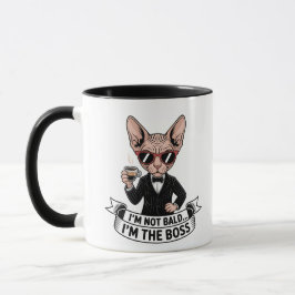 Cool Boss Sphynx Cat Coffee Art Mugg