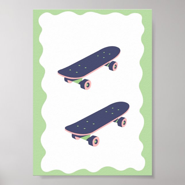 Cool Boys Skateboarding Affisch (Framsidan)