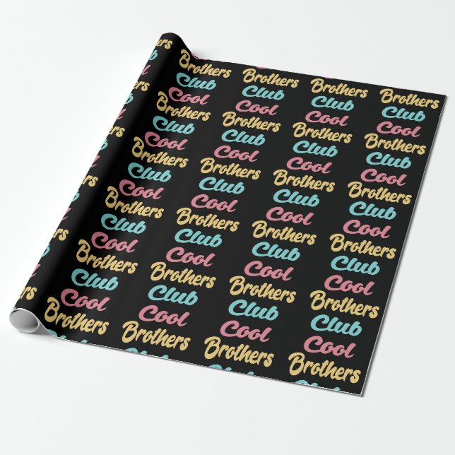 Cool Brothers Club II Presentpapper (Utrullad)