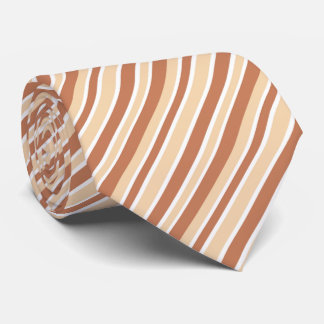 Cool brown white stripe pattern slips
